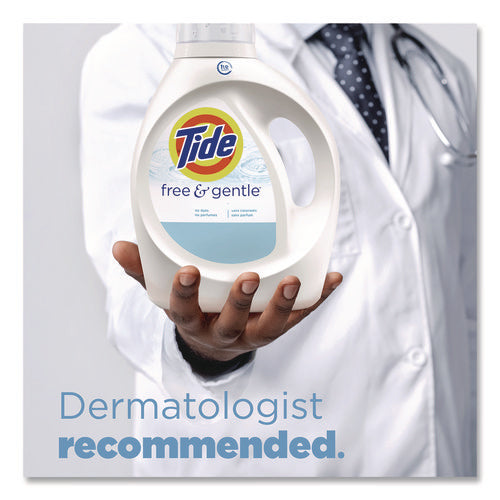 Image of Tide® Free and Gentle Liquid Laundry Detergent, 64 Loads, 84 oz Bottle