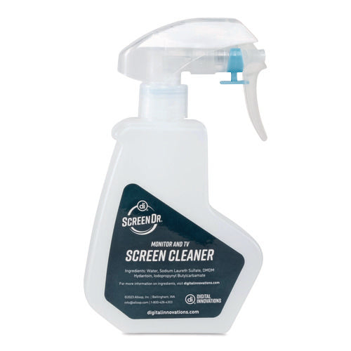 Image of Digital Innovations Screen Dr Monitor and TV Screen Cleaning Kit, 6.76 oz Spray Bottle with Microfiber Mitt