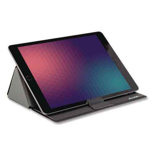 Image of Allsop® Foldio Laptop and Tablet Stand, +30 Tilt, 9.5" x 14.5" x 3", Black, Supports 7 lb