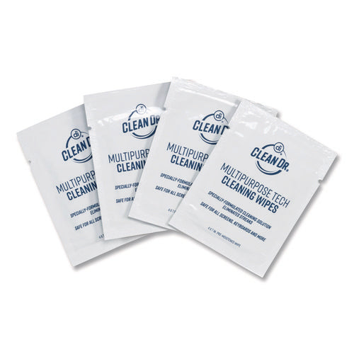 Image of Digital Innovations ScreenDr Multipurpose Tech Cleaning Wipes, 7 x 4, Unscented, White, 200/Pack