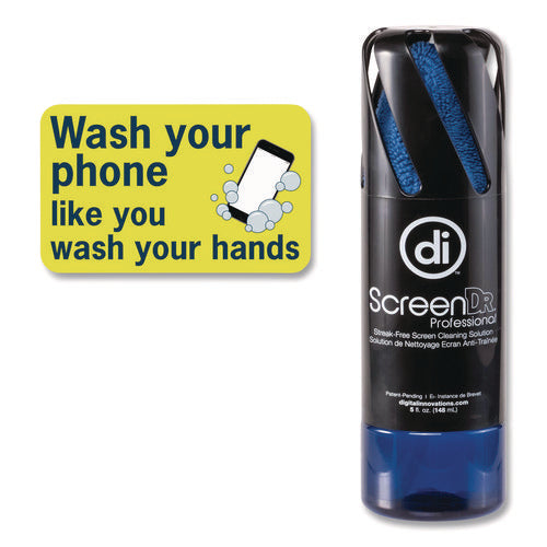 Image of Digital Innovations Screen Dr Professional Screen Cleaning Kit, 5 oz Spray Bottle with Microfiber Cloth