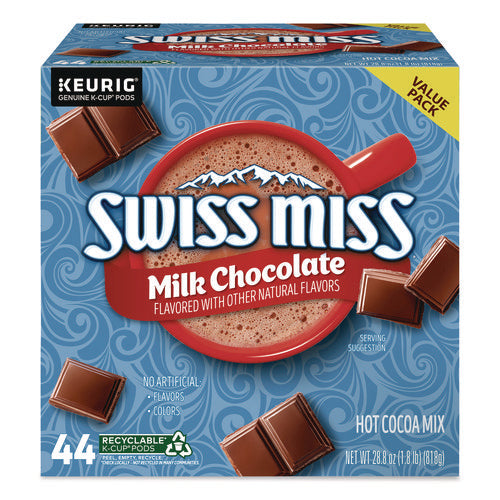 Image of Swiss Miss® Milk Chocolate Hot Cocoa K-Cups, 0.65 oz, 44/Box
