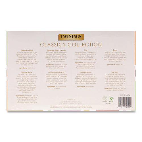 Image of TWININGS® Classics Collection Assorted Tea Bags, 48/Box
