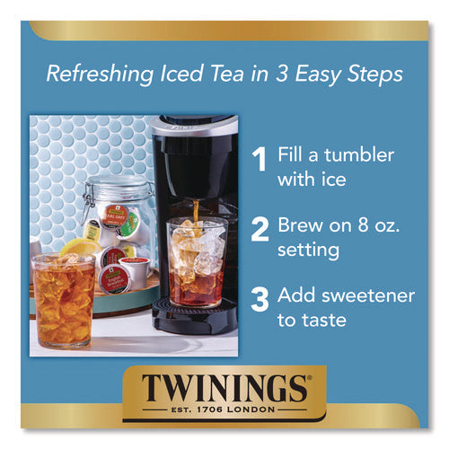 Image of TWININGS® Tea K-Cups, Pure Rooibos Red Tea, 0.12 oz, 24/Box