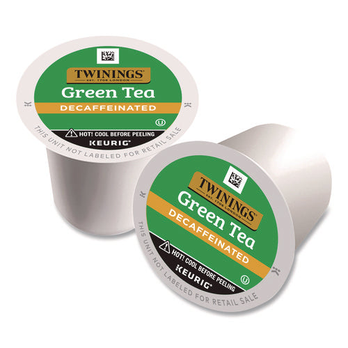Image of TWININGS® Tea K-Cups, Decaf Green Tea, 0.11 oz, 24/Box