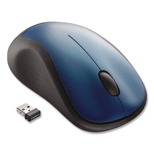 Image of Logitech® M310 Wireless Mouse, 2.4 GHz Frequency/30 ft Wireless Range, Left/Right Hand Use, Peacock Blue
