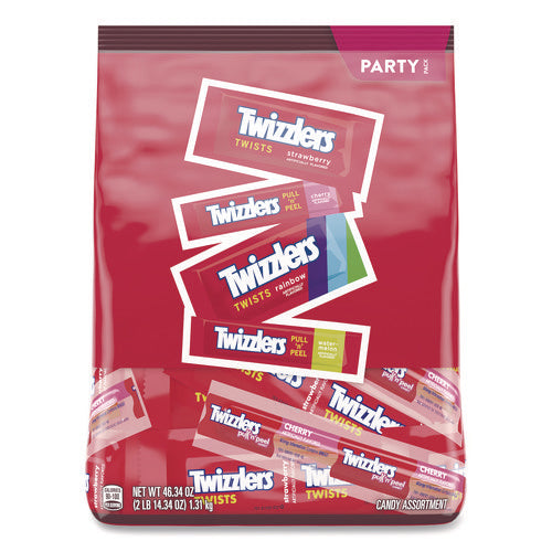 Image of Twizzlers® Chewy Candy Pack, Assorted Flavors, 46.34 oz Bag