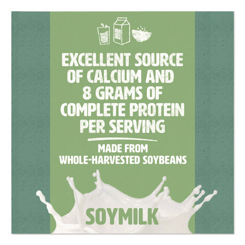 Image of Silk® Soymilk, Unsweetened Original, 32 oz, 6/Carton