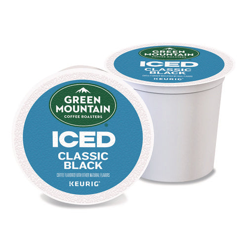 Image of Green Mountain Coffee® Classic Black Brew Over Ice Coffee K-Cups, 0.4 oz, 24/Box