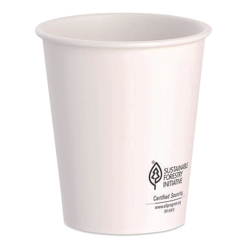 Image of Dart® ThermoGuard Paper Hot Cup, 12 oz, White, 30/Pack