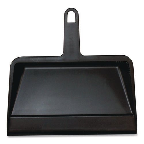 Image of Impact® Value-Plus Dustpan, 12" x 11", Polypropylene, Black
