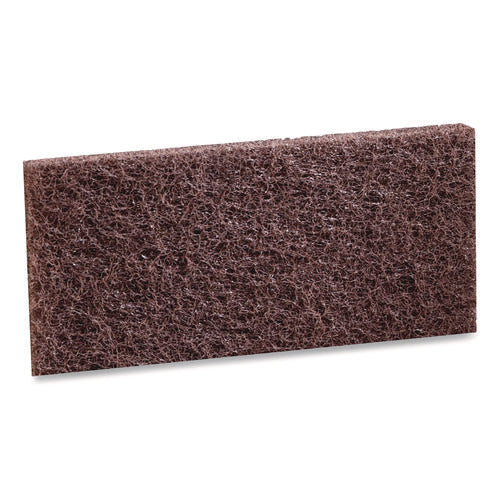 Image of 3M Doodlebug Brown Scrub 'n Strip Pad, 4.63 x 10, 5/Box