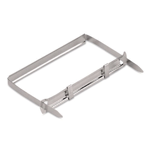 Image of Officemate Two-Prong File Fastener Sets, 2" Capacity, 2.75" Center to Center, Silver, 50/Box