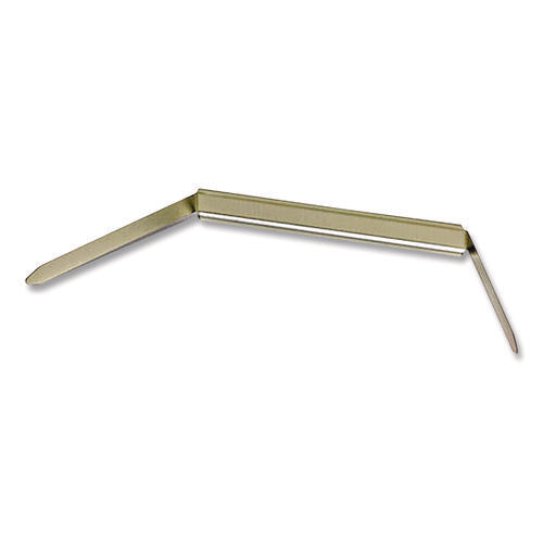 Image of Officemate Prong Fastener Base, 2" Capacity, 2.75" Center to Center, Silver, 100/Box