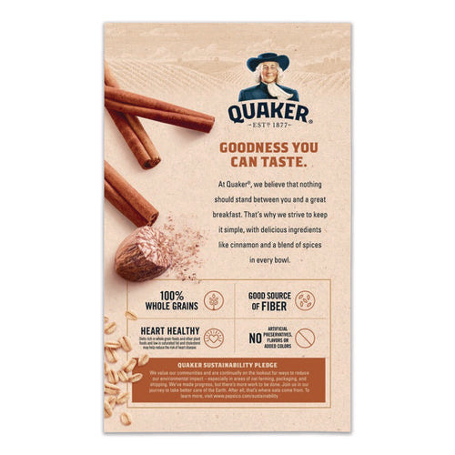 Image of Quaker® Instant Oatmeal, Assorted Flavors, 1.51 oz Packet, 64/Carton