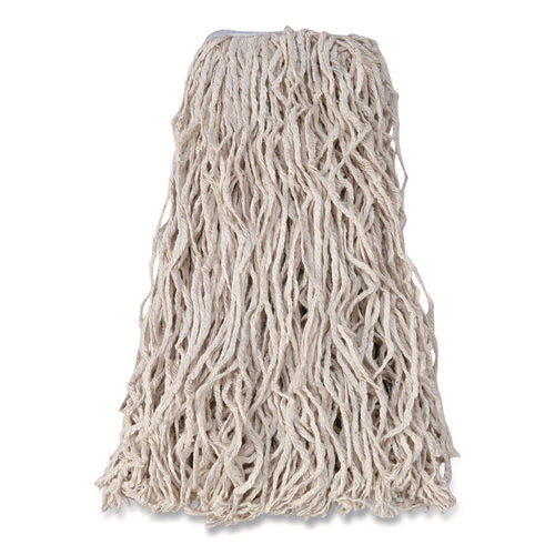 Image of Rubbermaid® Commercial Value Pro Mop Head, Cotton, Large, White