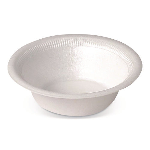 Image of SOLO® Concorde Foam Bowls, 12 oz, White, 125/Pack