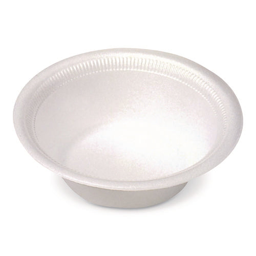 Image of SOLO® Concorde Foam Bowls, 12 oz, White, 125/Pack