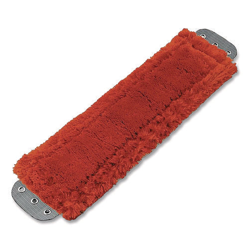 Image of Unger® SmartColor MicroMop 15.0, Microfiber, Heavy-Duty, 16 x 5, Red, 5/Pack