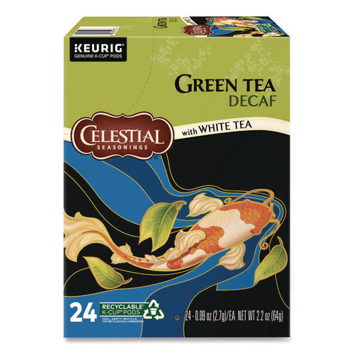 Image of Celestial Seasonings® Decaffeinated Green Tea K-Cups, 24/box