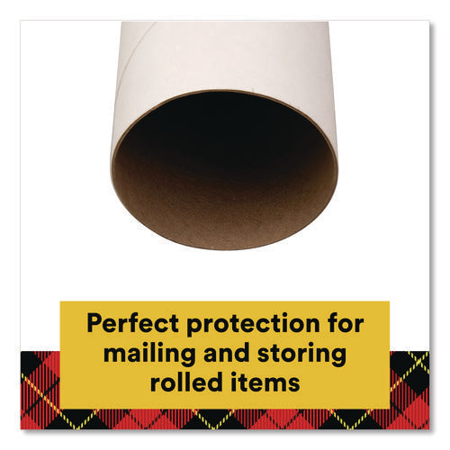 Image of Scotch Mailing Tube, 24" Long, 2" Diameter, White