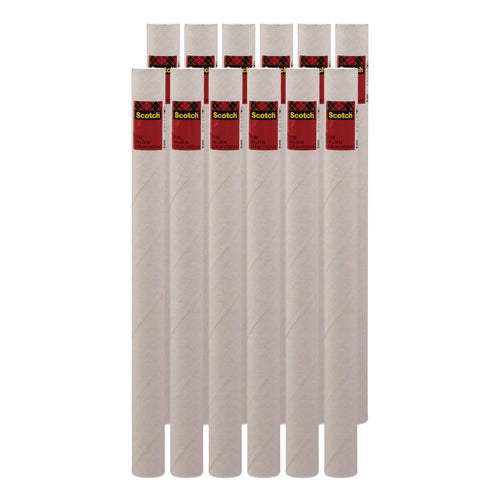 Image of Scotch Mailing Tube, 24" Long, 2" Diameter, White, 12/Carton