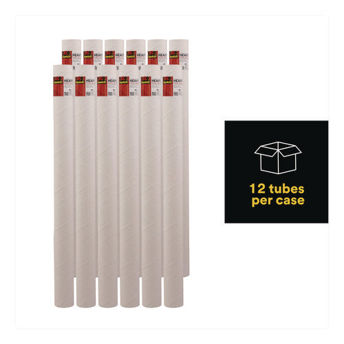 Image of Scotch Mailing Tube, 36" Long, 3" Diameter, White, 12/Carton