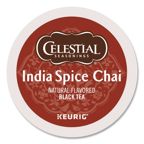 Image of Celestial Seasonings® India Spice Chai Tea K-Cups, 96/carton