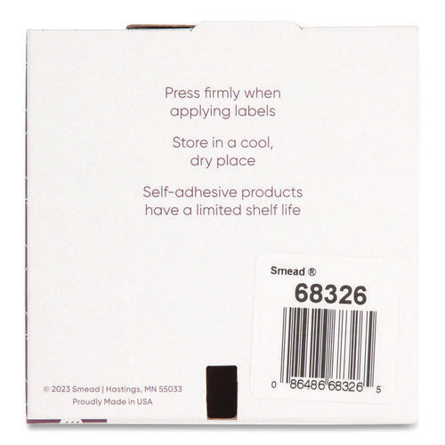 Image of Smead Yearly End Tab File Folder Labels, 0.75 x 1.5, Orange, 500/Roll
