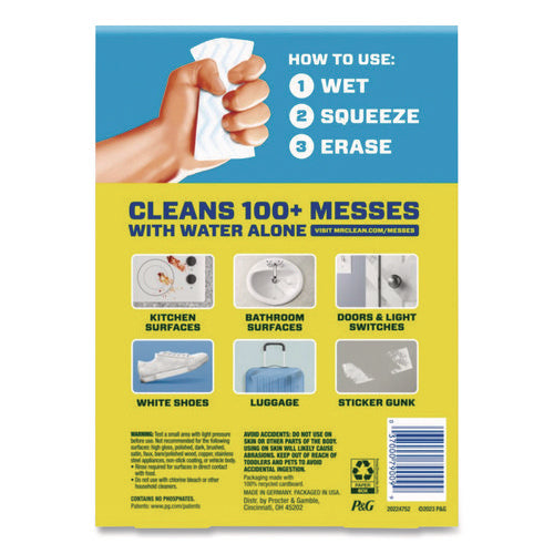 Image of Mr. Clean® Magic Eraser, 2.3 X 4.6, 1" Thick, White, 6/pack