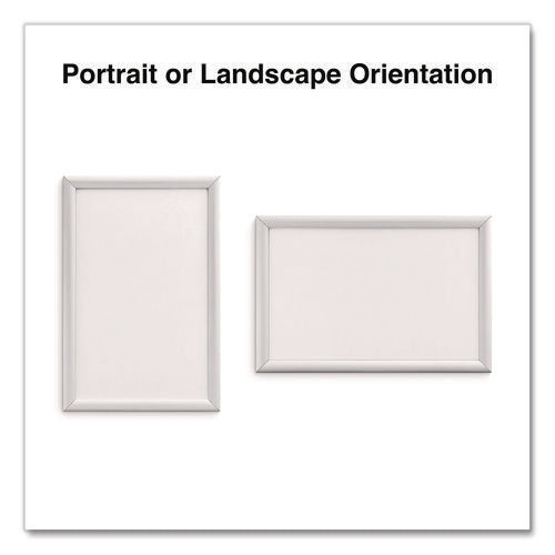 Image of Universal® Poster Frame, Aluminum, 17 x 11 Insert, Silver