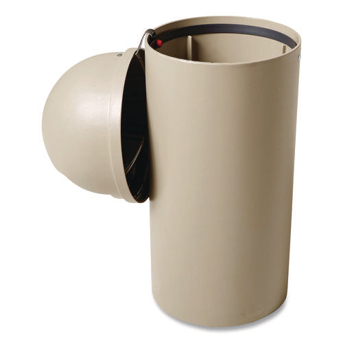 Image of Rubbermaid® Commercial Marshal Classic Container, 15 gal, Plastic, Beige