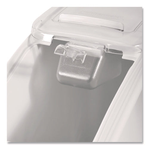 Image of Rubbermaid® Commercial ProSave Mobile Ingredient Bin, 20.57 gal, 13.13 x 29.25 x 28, White, Plastic