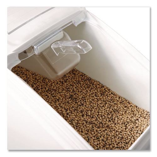Image of Rubbermaid® Commercial ProSave Mobile Ingredient Bin, 20.57 gal, 13.13 x 29.25 x 28, White, Plastic