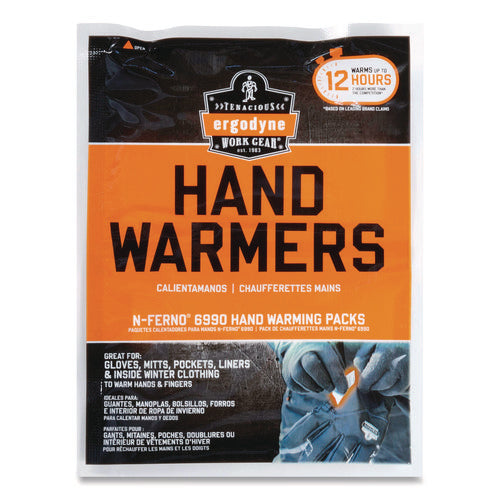 Image of ergodyne® N-Ferno 6990 Hand Warming Packs, 40 Pairs, Individually Packaged