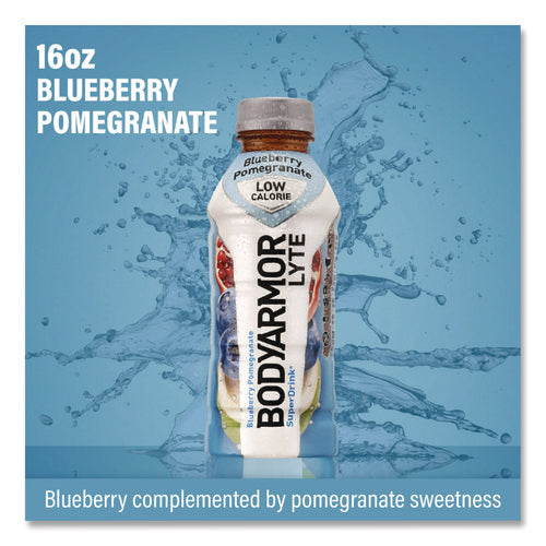Image of BodyArmor LYTE Sports Drink, Blueberry Pomegranate, 16 oz Bottle, 12/Pack