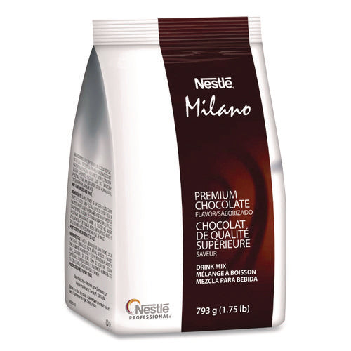 Image of Nestle® Milano Premium Chocolate Hot Cocoa Mix, 28 oz Packet, 4/Carton