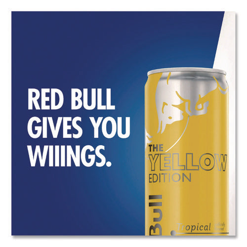 Image of Red Bull® The Yellow Edition Tropical Energy Drink, Tropical Punch, 8.4 oz Can, 24/Carton