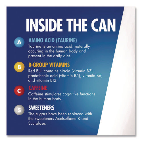 Image of Red Bull® Sugar-Free Energy Drink, 12 oz Can, 24/Carton