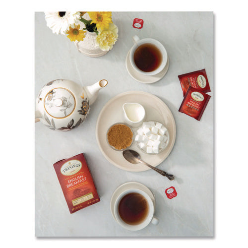 Image of TWININGS® Tea Bags, English Breakfast, 3.53 oz, 50/Box
