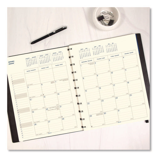 Image of Filofax® Soft Touch 17-Month Planner, 10.88 x 8.5, Black Cover, 17-Month: Aug 2024 to Dec 2025