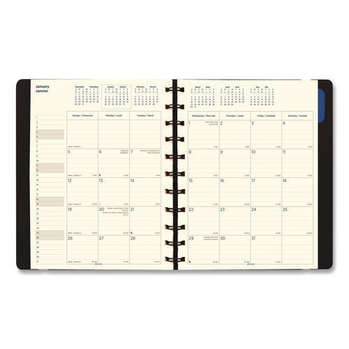 Image of Filofax® Soft Touch 17-Month Planner, 10.88 x 8.5, Black Cover, 17-Month: Aug 2024 to Dec 2025