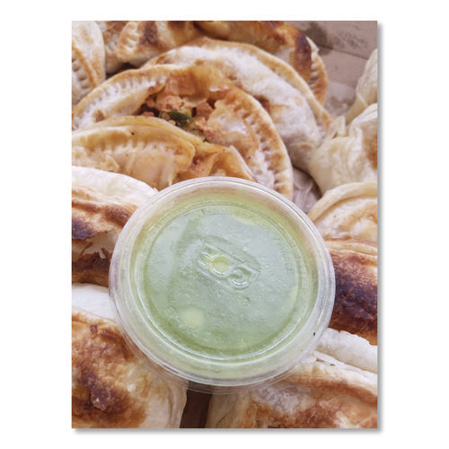 Image of Eco-Products® Compostable Clear PLA Plastic Portion Cup Lids, Fits 2 oz to 4 oz Portion Cups, Clear, 2,000/Carton