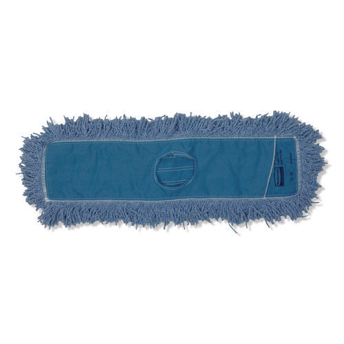Image of Rubbermaid® Commercial Dust Mop Head, Synthetic Blend, 48" Width, Blue