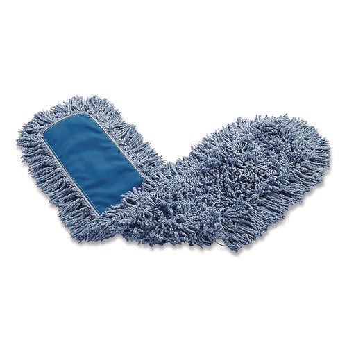 Image of Rubbermaid® Commercial Dust Mop Head, Synthetic Blend, 48" Width, Blue
