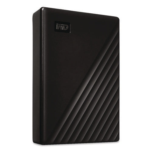 Image of WD My Passport External Hard Drive, 4 Tb, Usb 3.2, Black