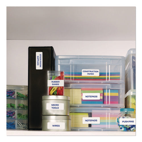 Image of Avery® White Address Labels W/ Sure Feed Technology For Laser Printers, Laser Printers, 1 X 2.63, White, 30/sheet, 250 Sheets/box