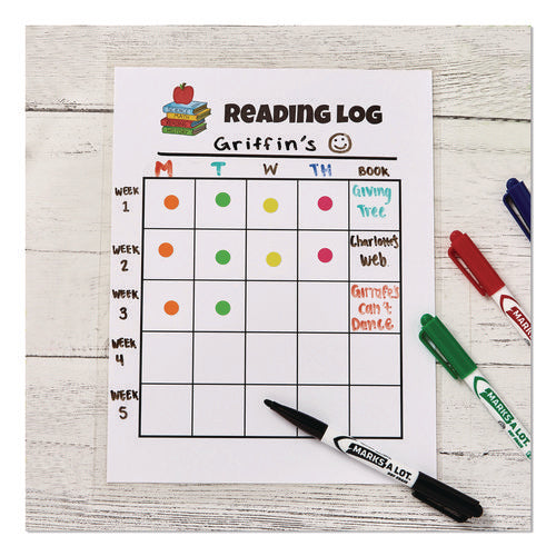 Image of Avery® Handwrite-Only Permanent Self-Adhesive Round Color-Coding Labels in Dispensers, 0.25" dia, Yellow, 450/Roll, (5792)