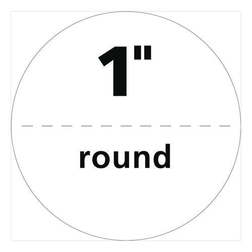 Image of Avery® Printable Mailing Seals, 1" dia, White, 15/Sheet, 40 Sheets/Pack, (5247)