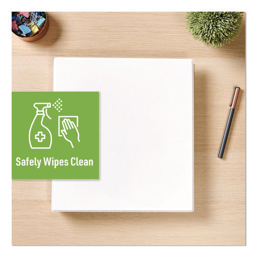 Image of Avery® Touchguard Protection Heavy-Duty View Binders With Slant Rings, 3 Rings, 1" Capacity, 11 X 8.5, White
